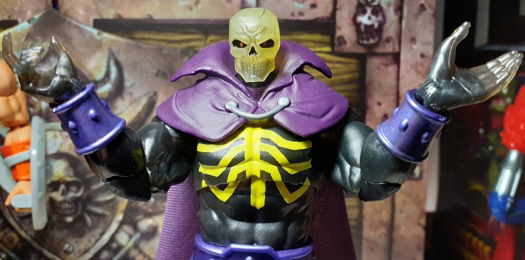 The Revelation Scare Glow figure posed with its hands thrown up in the air as though it too, is confused at the news of a new figure.